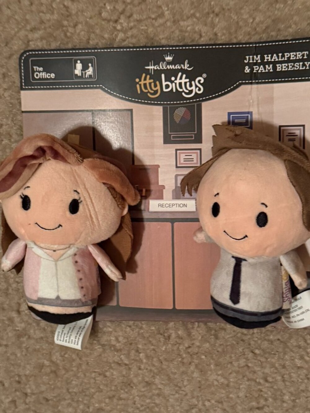 ittyBitty Jim & Pam from the Hit TV Show "The Office"